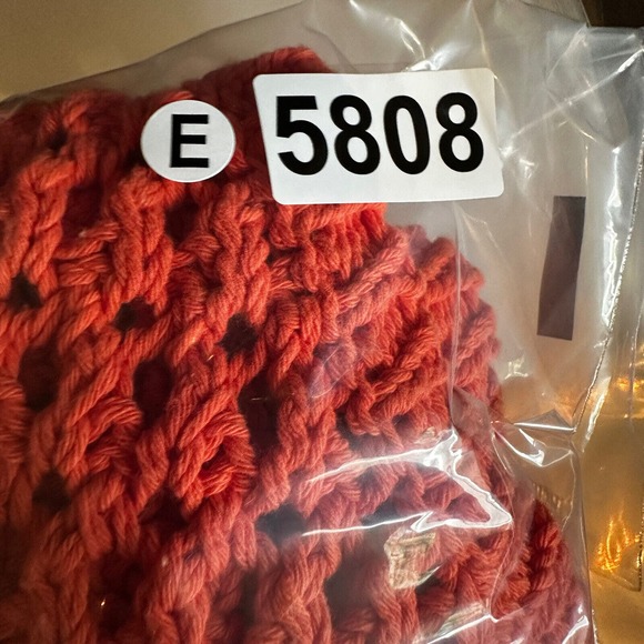 Free People FP Beach Tank Top Womens SMALL Orange Sleeveless Crochet Knit - Picture 13 of 13